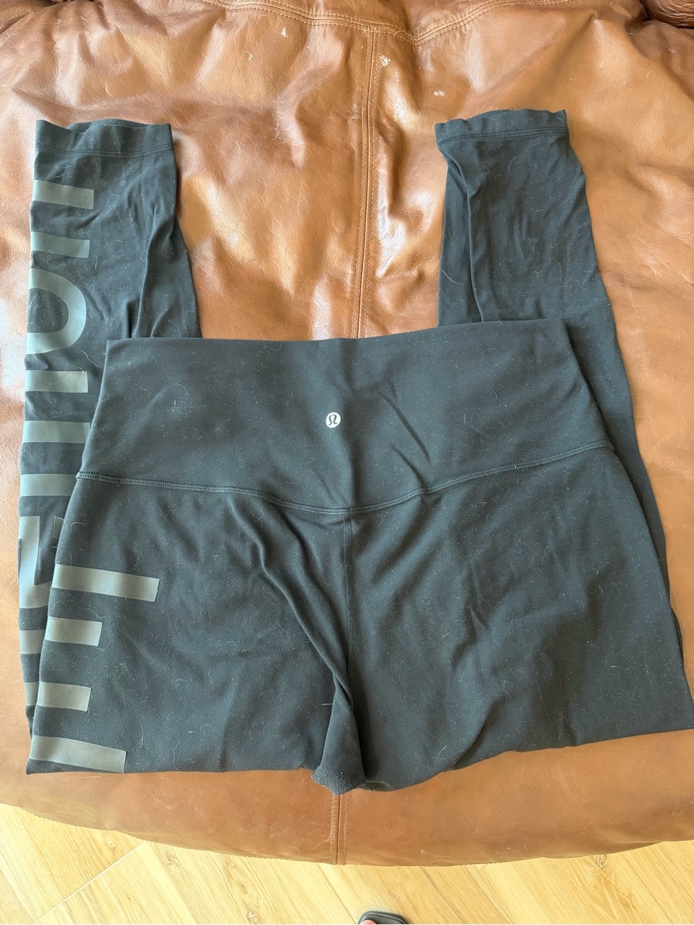 Lululemon Black Align Leggings with Side Logo